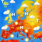 Weather map Europe Summer of 2003